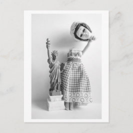 Hold your head high - The statue of Liberty Briefkaart