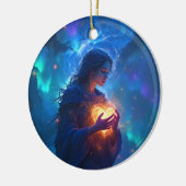 Hold your heart forever, I miss you, sympathy Keramisch Ornament (Links)