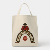 Hold your stuff varmit tote bag (Achterkant)