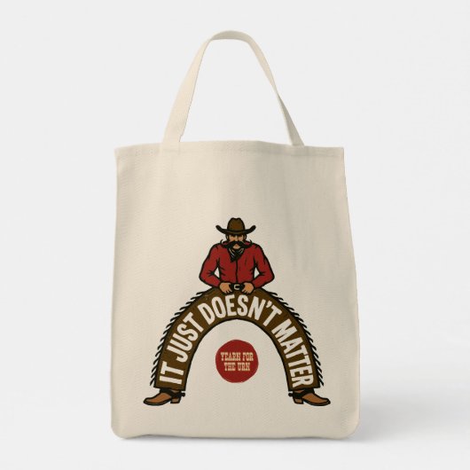 Hold your stuff varmit tote bag (Achterkant)