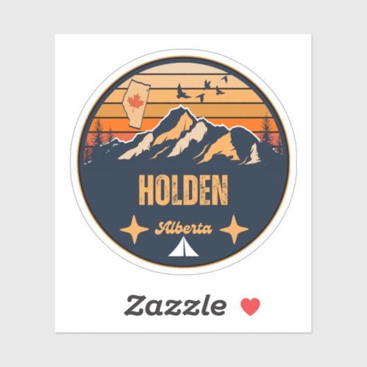 Holden, Alberta Sticker (Vel)
