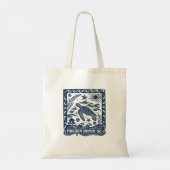 Holden Beach NC Zee Schildpad Kunst Tote Bag (Achterkant)