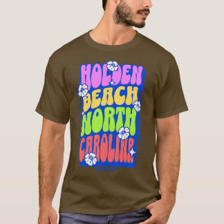 Holden Beach North Carolina Bubble Flowers T-shirt