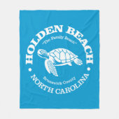 Holden Beach (zee schildpad) Fleece Deken (Voorkant)