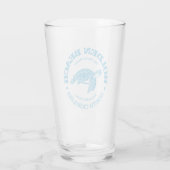 Holden Beach (zee schildpad) Glas (Achterkant)