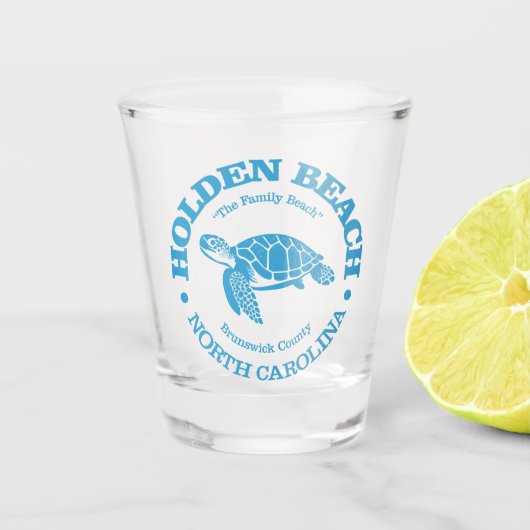 Holden Beach (zee schildpad) Shot Glas (Voorkant)