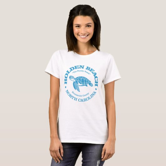 Holden Beach (zee schildpad) T-shirt (Voorkant volledig)