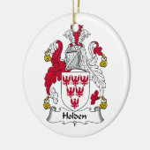 Holden Family Crest Keramisch Ornament (Links)