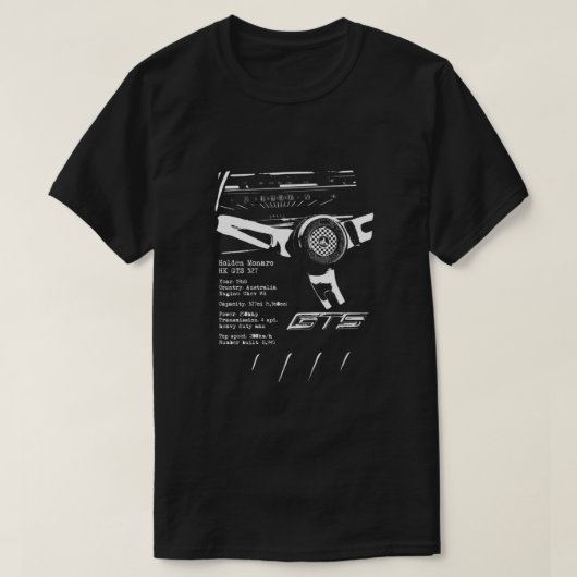 Holden Monaro HK GTS 327 (specifications) Classic T-shirt (Design voorkant)