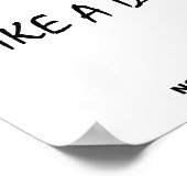 Holding Breath Funny Poster (Hoek)