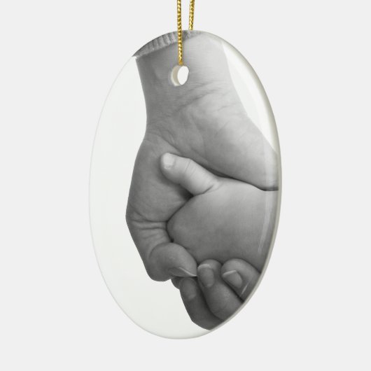 holding hands keramisch ornament (Links)