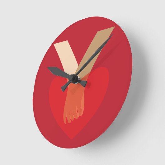 Holding Hands Ronde Klok (Hoek)