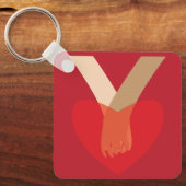 Holding Hands Sleutelhanger (Voorkant)