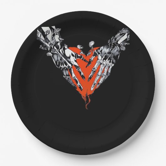 Holding Heart Classic Papieren Bordje (Voorkant)