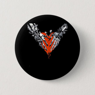 Holding Heart Classic Ronde Button 5,7 Cm