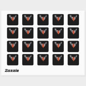Holding Heart Classic Vierkante Sticker (Vel)
