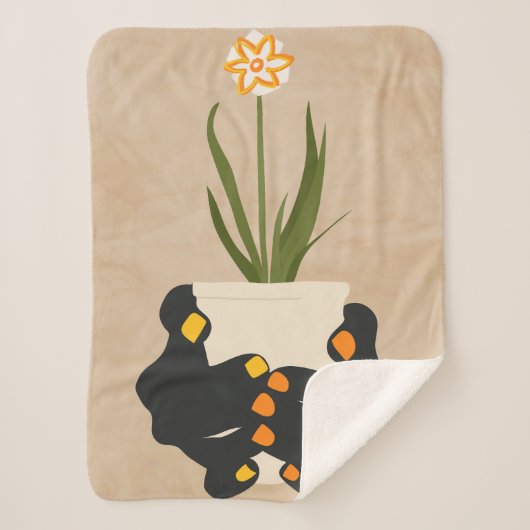 Holding Hope Sherpa Deken (Voorkant)