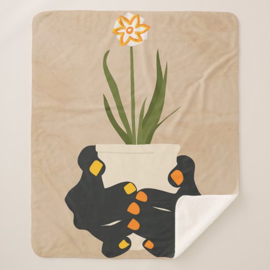 Holding Hope Sherpa Deken (Voorkant)