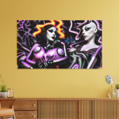 Holding In the Dignity Canvas Afdruk (Insitu (Woonkamer))