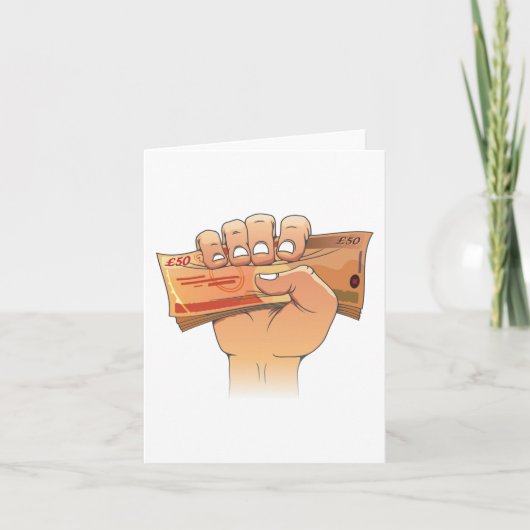 Holding Money Kaart (Voorkant)