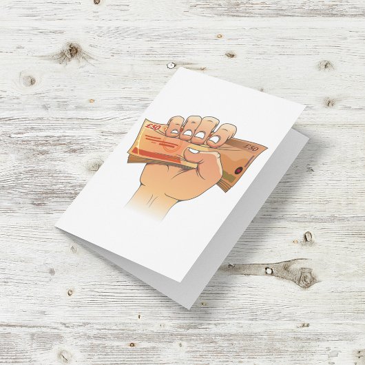 Holding Money Kaart