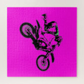 Holding On - Freestyle Motorcross Stunt Legpuzzel (Horizontaal)