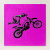 Holding On - Freestyle Motorcross Stunt Legpuzzel (Verticaal)