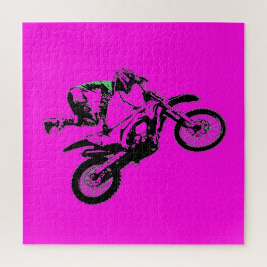Holding On - Freestyle Motorcross Stunt Legpuzzel (Verticaal)