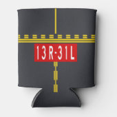 Holding Point Marking 13R-31L Blikjeskoeler (Voorkant)