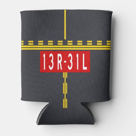 Holding Point Marking 13R-31L Blikjeskoeler (Voorkant)