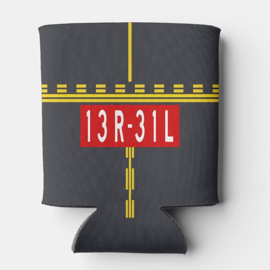 Holding Point Marking 13R-31L Blikjeskoeler (Achterkant)