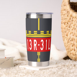 Holding Point Marking 13R-31L Geïsoleerde Drinkbeker