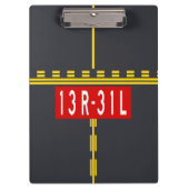 Holding Point Marking 13R-31L Klembord (Voorkant)