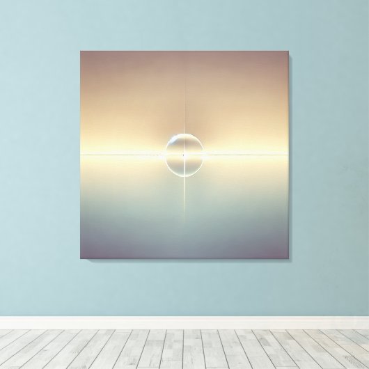 Holding The Line Canvas Afdruk (Insitu (Houten vloer))