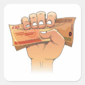 Holding Vierkante Sticker (Voorkant)