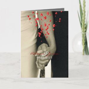 holdings handen Balack en wit huwelijk