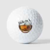Hole in 1 drink Golf Balls Golfballen (Voorkant)