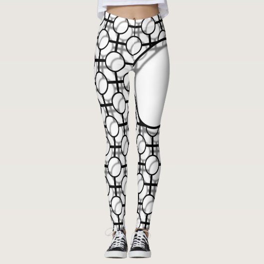 Hole in de Leggings van het Netwerk (Voorkant)