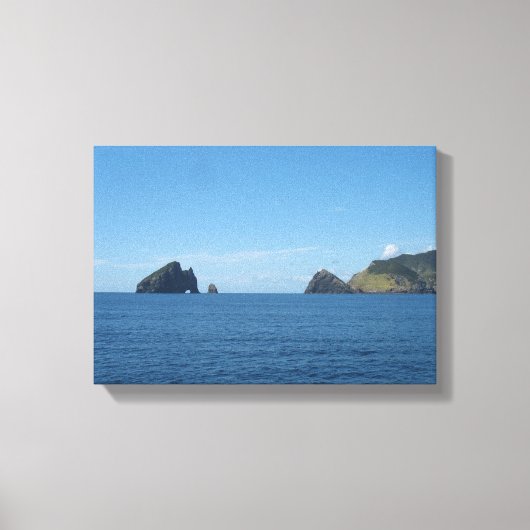 Hole in de Rock Bay of Islands New Zealand Canvas Afdruk (Voorkant)