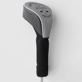 Hole in één geheugen golfheadcover (Schuin)