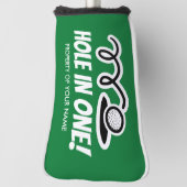 Hole in één gepersonaliseerd cadeau voor golfafdek golfheadcover (Draai 90)
