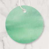 Hole in één Golf eerste geboorte Par-t-shirt Bedankjes Labels (Achterkant)