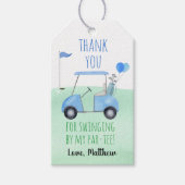 Hole in één Golf eerste geboorte Par-t-shirt Cadeaulabel (Voorkant)