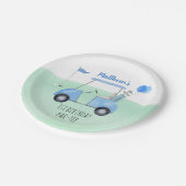 Hole in één Golf eerste geboorte Par-t-shirt Papieren Bordje (Gekanteld)