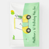 Hole in één Golf eerste geboorte Par-t-shirt Spandoek (Verticaal)