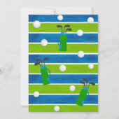 Hole in één Golf eerste geboorte Par-T-shirt uitno Kaart (Achterkant)