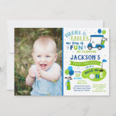 Hole in één Golf eerste geboorte Par-T-shirt uitno Kaart (Voorkant)