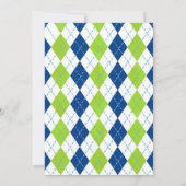 Hole in één Golf eerste geboorte Par-T-shirt uitno Kaart (Achterkant)