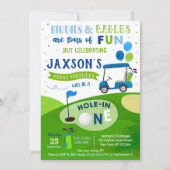 Hole in één Golf eerste geboorte Par-T-shirt uitno Kaart (Voorkant)