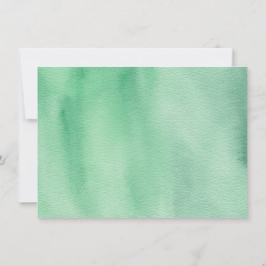 Hole in één Golf eerste verjaardag Bedankkaart (Achterkant)